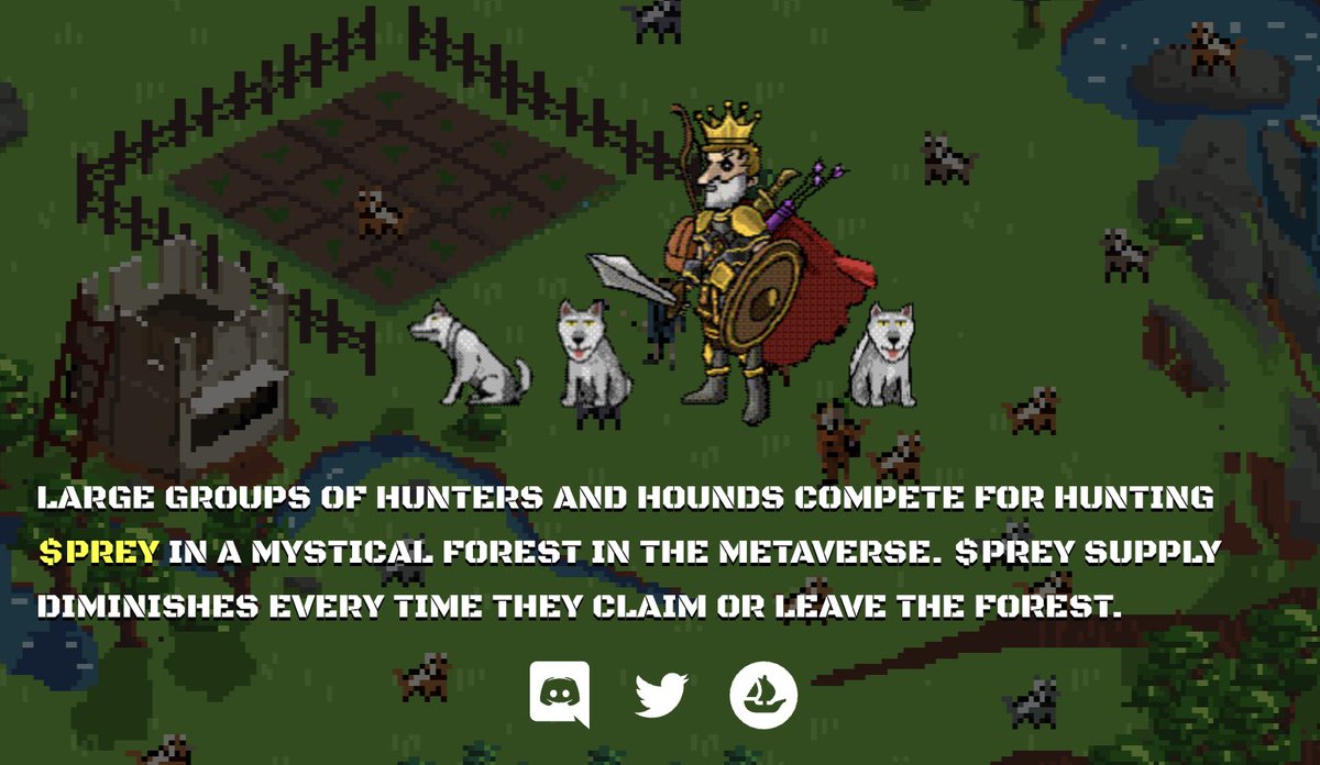 hunterdotgame's tweet photo. GM HGAME(RS), 

Don't forget that the next 500 unique mint addresses will receive 🪙40,000 $PREY🪙 tokens for those who missed our on our WL opportunity....

Get to minting those HUNTERS &amp; HOUNDS y'all!!

https://t.co/JDLH4k7W1L https://t.co/gLsmvbub9u