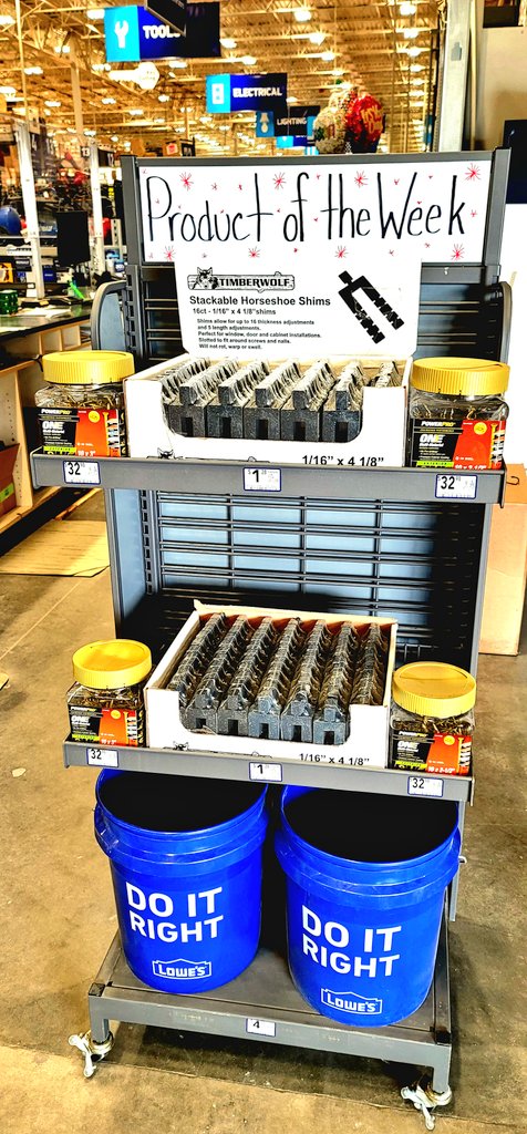 katlynzora's tweet photo. Did something a little different this week for our Product Spotlight. 💥 We have it set up with our Pro Cashier as well! #Timberwolf #Lowes #Hillman #PowerPro #ALLIN @BlueBoxR1 https://t.co/kI9Pq8X0lh