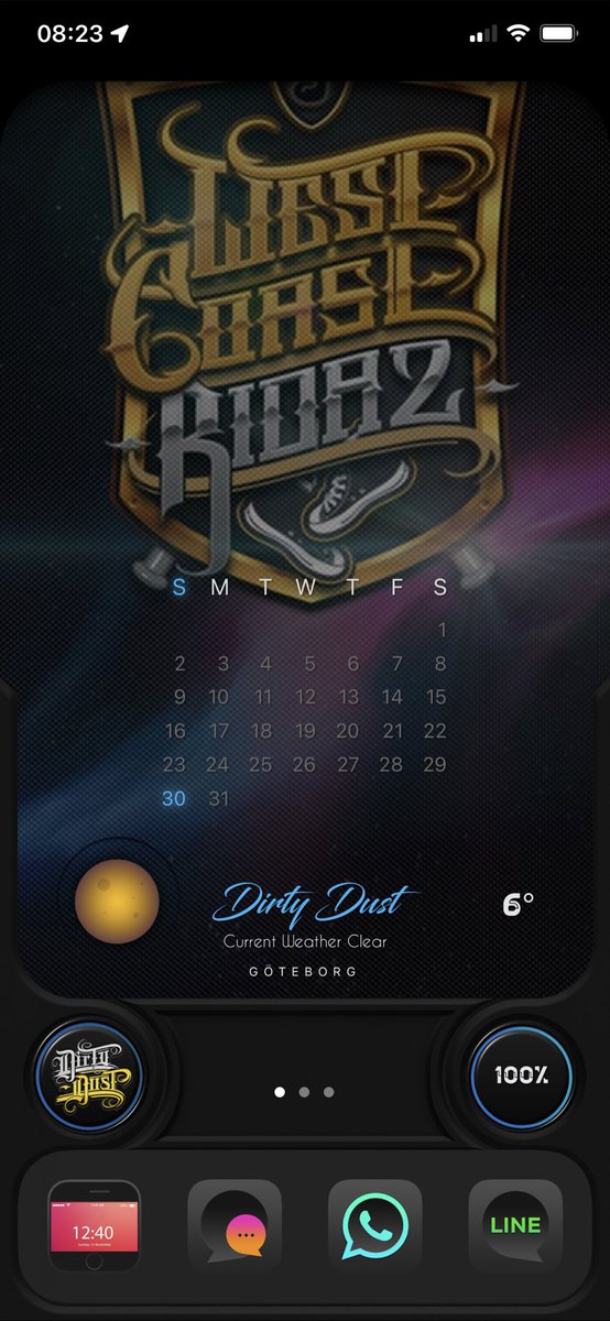 DirtyDustMusic's tweet photo. @mikkis2k Lol I been waiting since I got my phone replaced and got stuck on iOS 15 from JB iOS 13 but this is the closest I can go for now when it comes to home screen layout https://t.co/P6ifQOgG7V