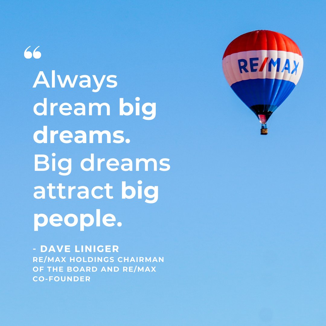 Happy Founder's Day! Dave and Gail Liniger changed the course of history in 1973 and our RE/MAX affiliates carry on their legacy each and every day. 💙❤️