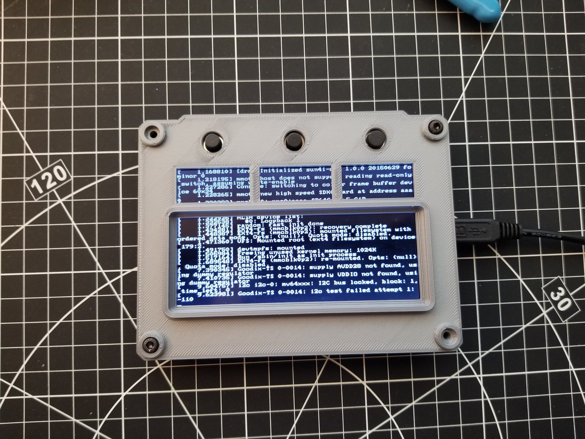 line_ctrl's tweet image. The #LicheePi Nano gadget plugs in and works (the enclosure mounts and faceplate design are still at the &quot;programmer art&quot; stage though 😅)