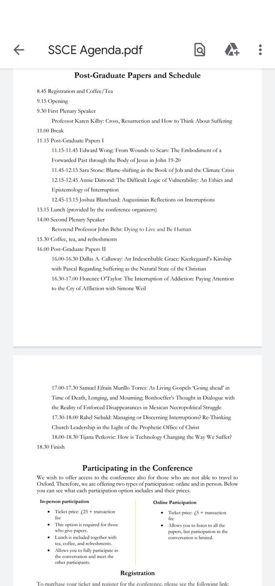 The final programme is confirmed! 

Register now: eventbrite.com/e/ssce-postgra…