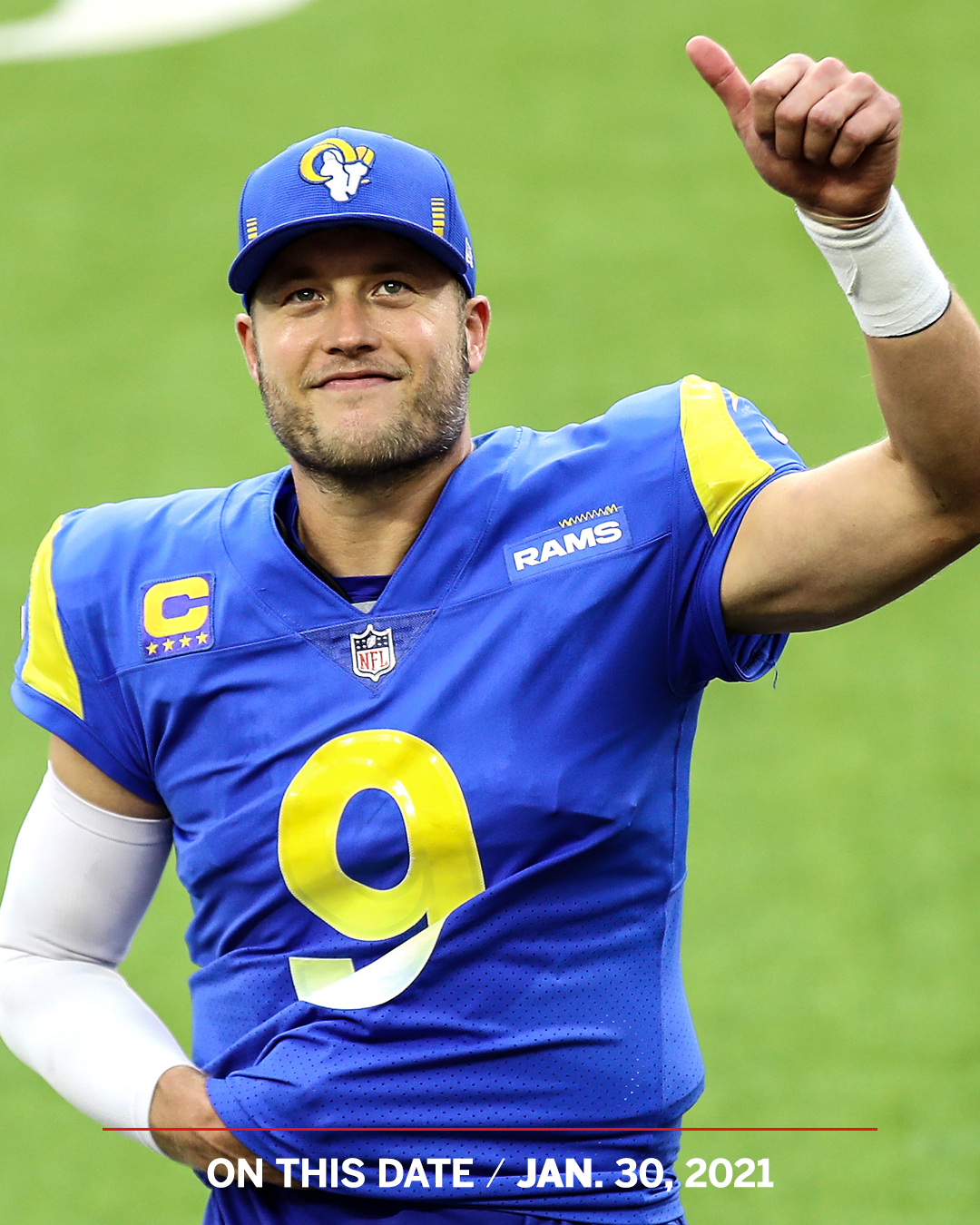 ESPN on Twitter: "Jan. 30, 2021: Matthew Stafford was traded to the