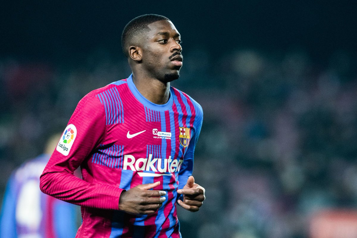 ActuFoot_'s tweet photo. 🔴 Accord verbal Ousmane Dembélé - PSG !

Sauf incroyable retournement de situation, Ousmane Dembélé va aller au PSG.

Paris le veut pour cet hiver, et si aucun accord n'est trouvé avec le Barça, il signera alors cet été.

(@footmercato) https://t.co/8pIUT04S9E