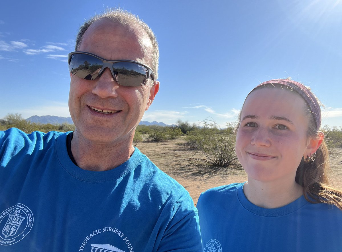 Great Desert Trail TSF 5K today!!
 
@STS_CTsurgery #STS2022 #TSF5K