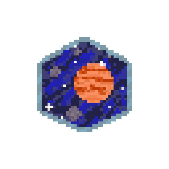 PixelPaintStore's tweet photo. Jupiter Badge NFT!
Badge obtained after reaching the planet Jupiter! With this badge you have exclusive rights to the future of the distant planet.
Tier: Uncommon
#NFT #NFTCommunity #NFTGiveaway #NFTart #NFTArtist #NFTPixel https://t.co/RSDtoPeVmS