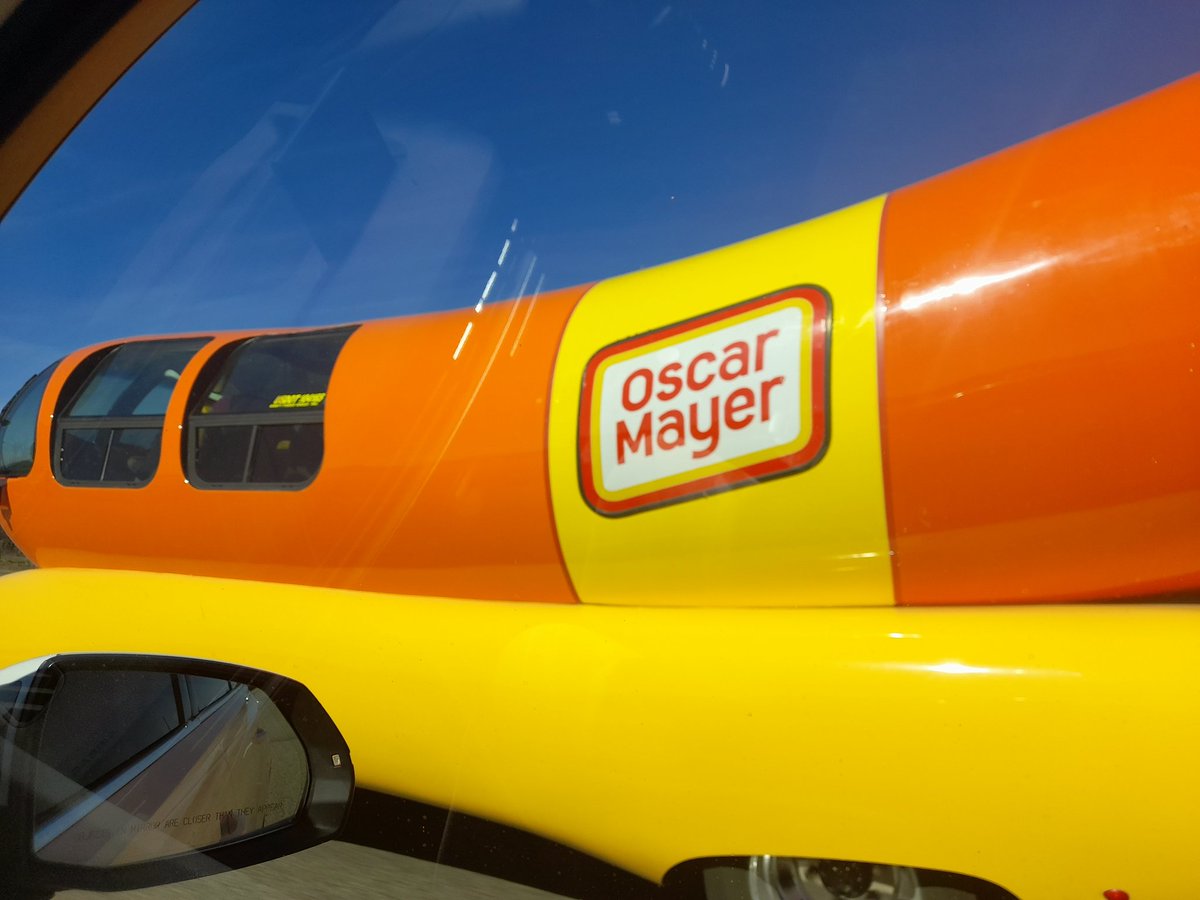 It's not every day you pass the <a href="/oscarmayer/">Oscar Mayer</a> wienermobile on the road! Glad <a href="/kthompson107/">Kent Thompson</a> was driving so I could try to get a picture.