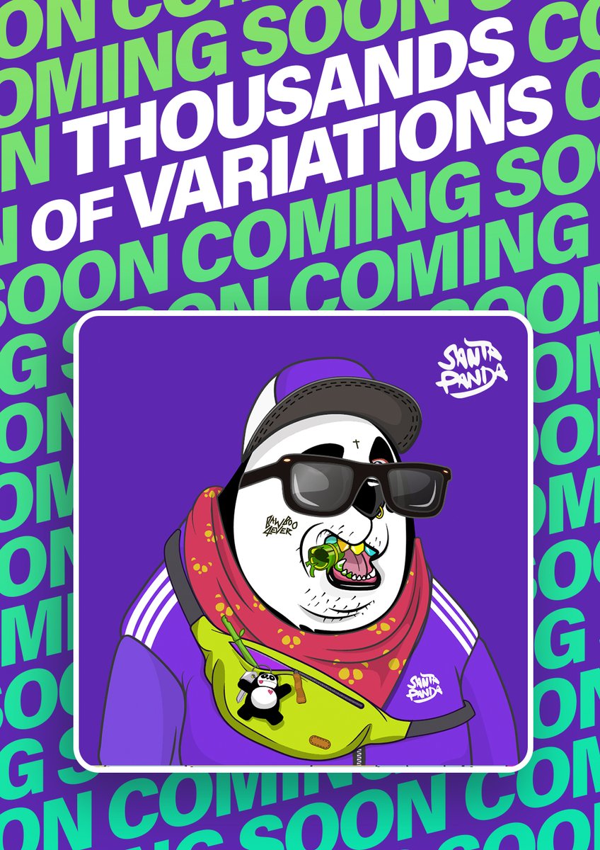 santapandanft's tweet photo. COMING SOON WITH THOUSANDS OF VARIATIONS!
@opensea
 #NFTCommunity #panda https://t.co/LCSpvy2zRt