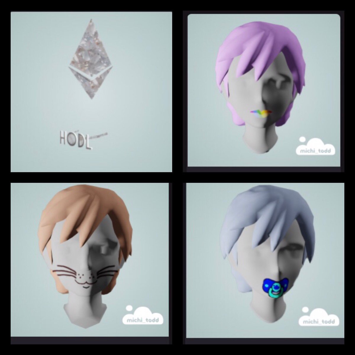 JBYZL_'s tweet photo. 🎉🎉#Decentraland #NFTGiveaway 🎉🎉

8 Winners - 48hrs

1️⃣ @VoxBoardsNFT - Bundle #1
2️⃣ @JTV____ - Omni Wings
3️⃣ @DatGuyGZO - New Year mask
4️⃣ @BigMouthMeta 1x Cat face,1x Rainbow Lips,1 xPacifier
5️⃣ @dclBullishgang -Bullish Jewerly
6️⃣ @HODLHQ - Vision glasses

1) Follow all &amp; RT https://t.co/cTHltUUuD2