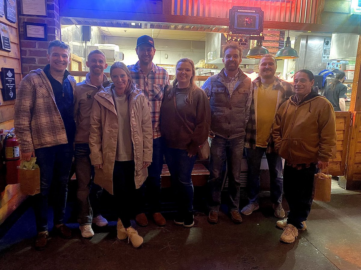 SturgeonSeeding's tweet photo. Good food, better people. We were able to spend a little time with (part) of our crew to thank them for all of their hard work they put in this past year. We truly couldn’t do it without them! 🌱 Bring on the 2022 grass seeding season! https://t.co/75PFvBMucJ