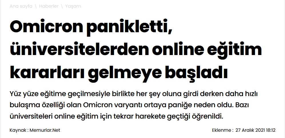 Sınavların onlin yapılması için daha ne olması gerekiyor??? <a href="/acikveuzaktan/">İstanbul Üniversitesi AUZEF</a> <a href="/LeventSAHIN_IU/">Levent ŞAHİN, Prof. Dr.</a> <a href="/istanbuledutr/">İÜ</a>
memurlar.net/haber/1007585/…