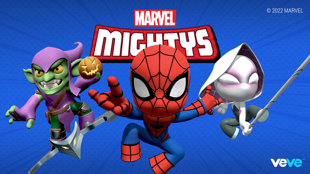 The Spidey Mightys swing over to the <a href="/veve_official/">VeVe | Digital Collectibles</a> app! 🕸️ The new Marvel Mightys, featuring Spider-Man and some of his greatest friends and foes, drop in 30 minutes: onelink.to/n3r7sh