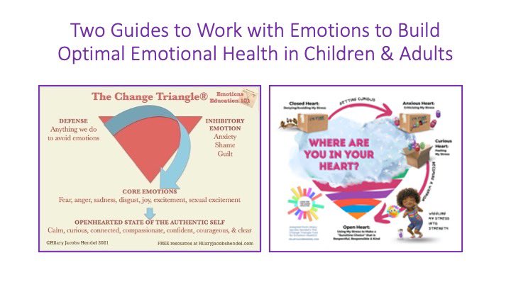 HilaryJHendel's tweet photo. For #wellbeing & to minimize #anxiety & #depression, adults & children need #tools to understand their emotions plus have a common language to speak about them. #TheChangeTriangle & #HeartMap are my go-to guides! #ThinkBIGSundayWithMarsha #mind #body #healing #emotionalhealth https://t.co/1x61mosjHB