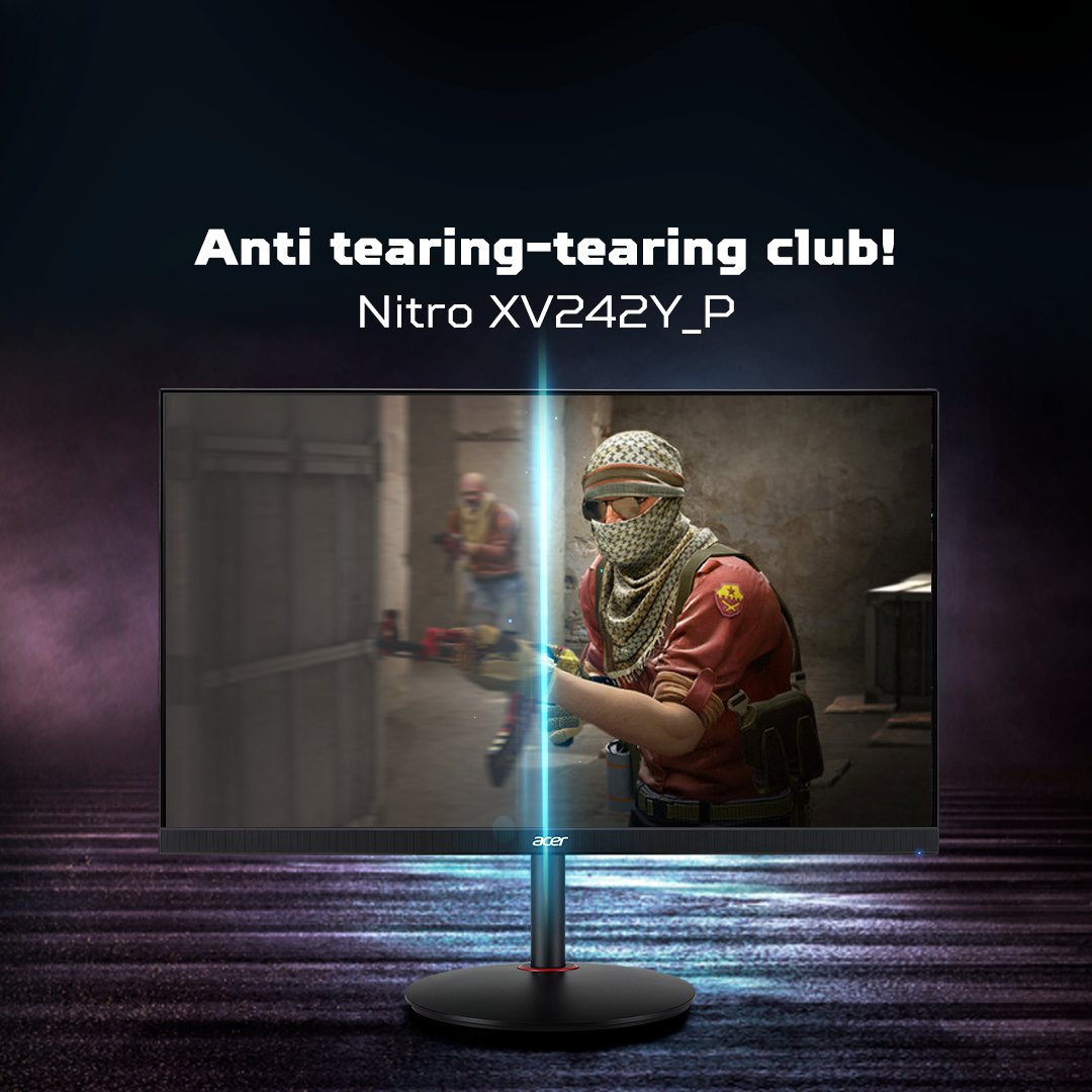 acerID's tweet photo. Nitro XV242Y_P didukung dengan AMD FreeSync untuk menghasilkan gambar bebas blur atau pun tearing.
Monitor ini juga mendukung HDR 400 yang menjadikan gambar lebih cerah dan realistis.
#MonitorNitro
#AcerID https://t.co/GKrsm67nP9