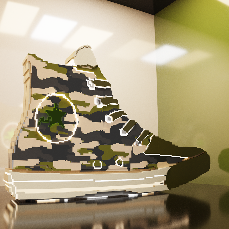 L_K_Academy's tweet photo. OOh yeah! The Camo version of this super classic sneaker is the perfect addition to your collection. Features classic camo print and stitching. I bought these in Atlanta and wore them to the BET Award Show. #chuckt #chucktaylors #converse #nft #nftart
https://t.co/bPDipDPm6S https://t.co/hot0RpU1ND