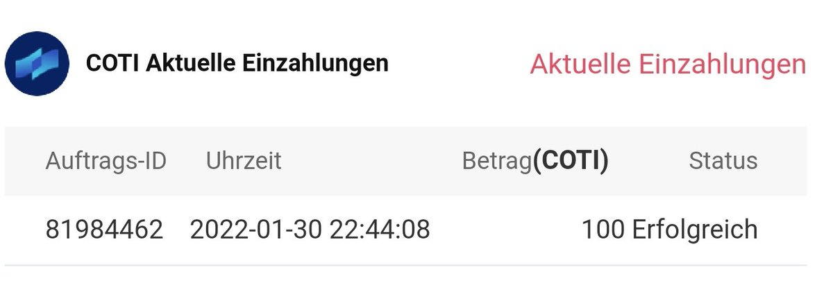 Mircrypto1's tweet photo. @ZenMasterCOTI To be honest I haven't thought that I would be chosen or really get 100 $coti. Thx a lot @ZenMasterCOTI https://t.co/QN7q0CaE96