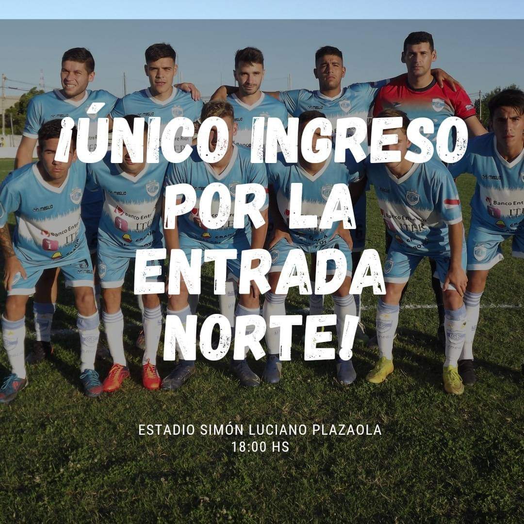 #JuegaElLobo 🐺🏆

El único ingreso al estadio Simón Luciano Plazaola es por la entrada norte a partir de las 18 hs.

¡LOS ESPERAMOS! 🐺⚽

#ElMasGrandeDeEntreRios 🐺💙