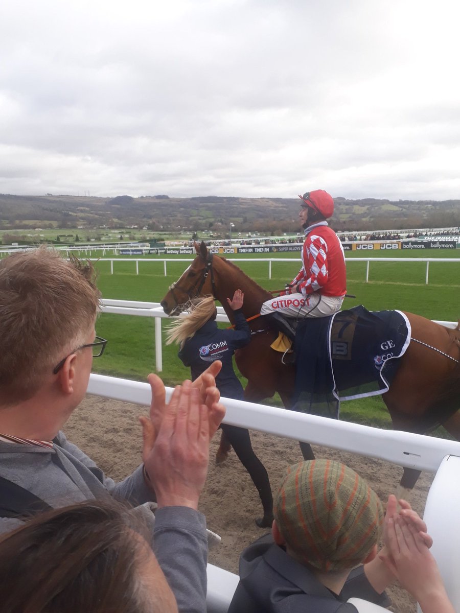 MarkyWellsteed's tweet photo. @WestBerksRC at @CheltenhamRaces Pied Piper a very impressive winner of the JCB Triumph Trial. https://t.co/6oPbbwPmNM