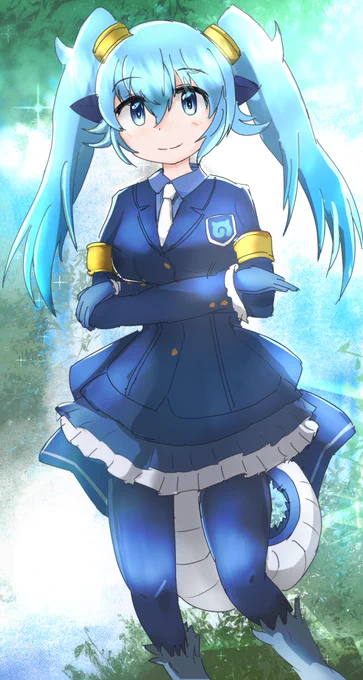 #けものフレンズ
イラストリハビリにセイリュウさん描いてみました
セイリュウさんの青色タイツ好き 