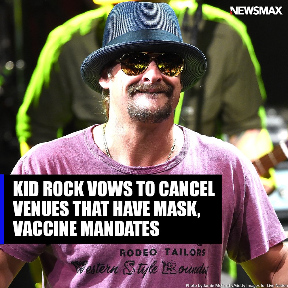 KID ROCK: "If you think I'm going to sit out there and sing 'Don't Tell Me How to Live' or 'We the People' while people are holding up their f**king vaccine cards and wearing masks, that sh** ain't happening." bit.ly/35AWTKu