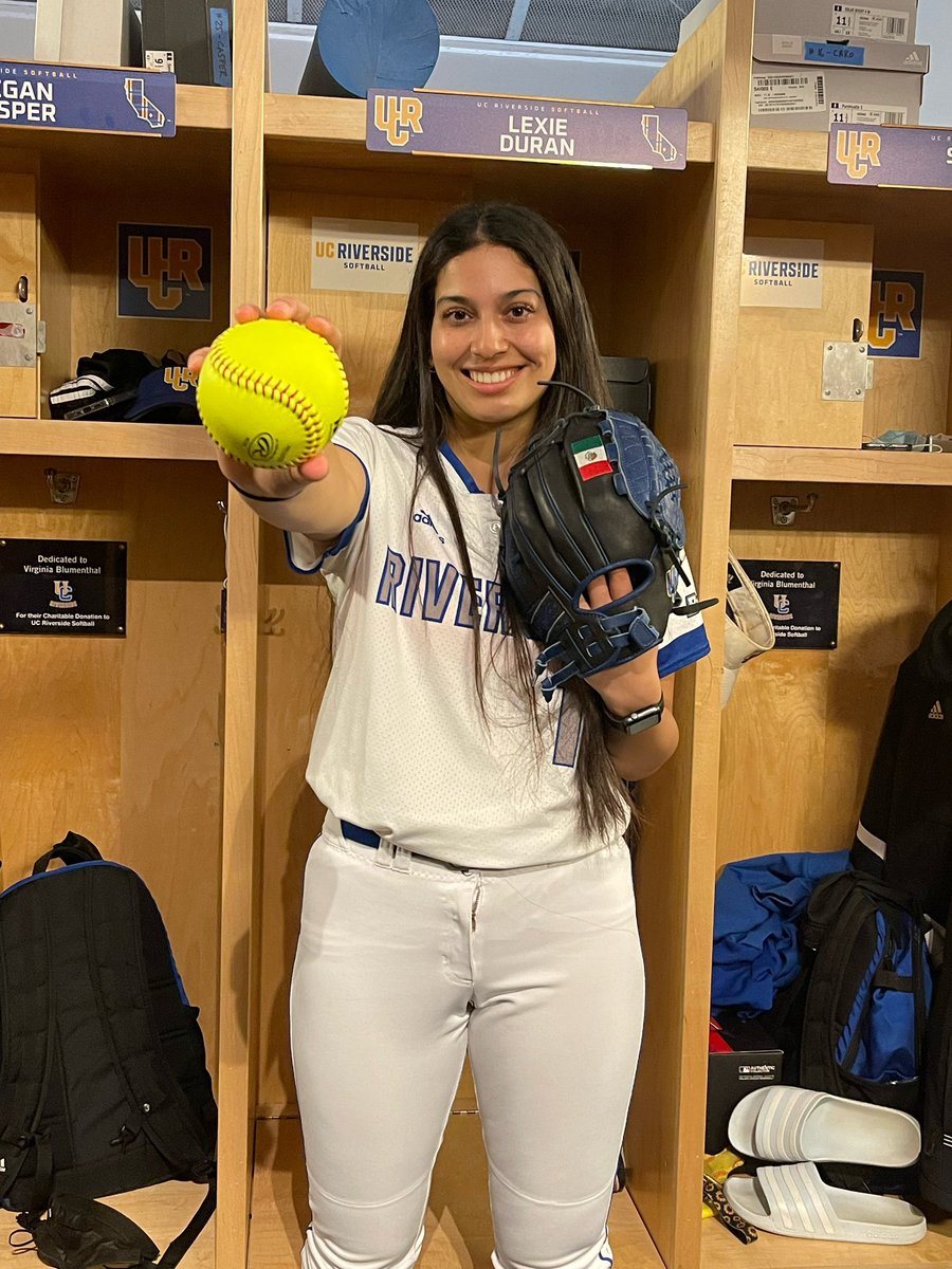 jackie_alday's tweet photo. I am so excited to finally announce that I have decided to further my academic and athletic career at @UCRSoftball . thank you to everyone who has helped me along the way I am forever blessed. #gohighlanders🤞🏽 @UCR_CoachPalmer https://t.co/BJsA8iDXMp