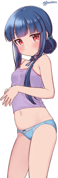 不穏な空気を察知した雪美ちゃん 