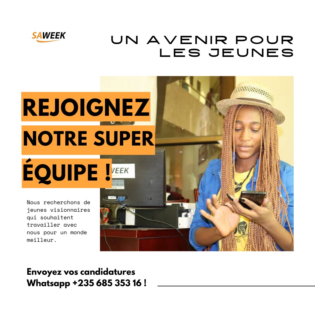 SAWEEK7's tweet photo. Un plan pour les jeunes ambitieux et visionnaires !
#SAWEEK
Pour nous contacter, par whatsapp uniquement 👇
https://t.co/F46aCAfnyM https://t.co/vnQiP8tNQS