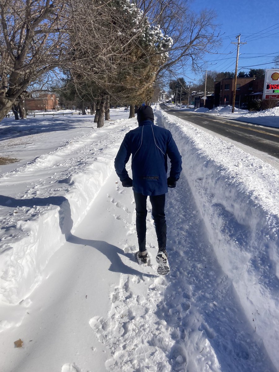 Scanlon65's tweet photo. Tough weather conditions. Tougher runners. Carlos Borges and I on 5-mile jaunt through Lowell. https://t.co/hmgsnTggll
