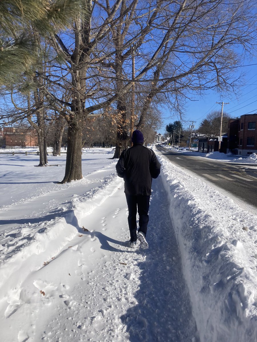 Scanlon65's tweet photo. Tough weather conditions. Tougher runners. Carlos Borges and I on 5-mile jaunt through Lowell. https://t.co/hmgsnTggll