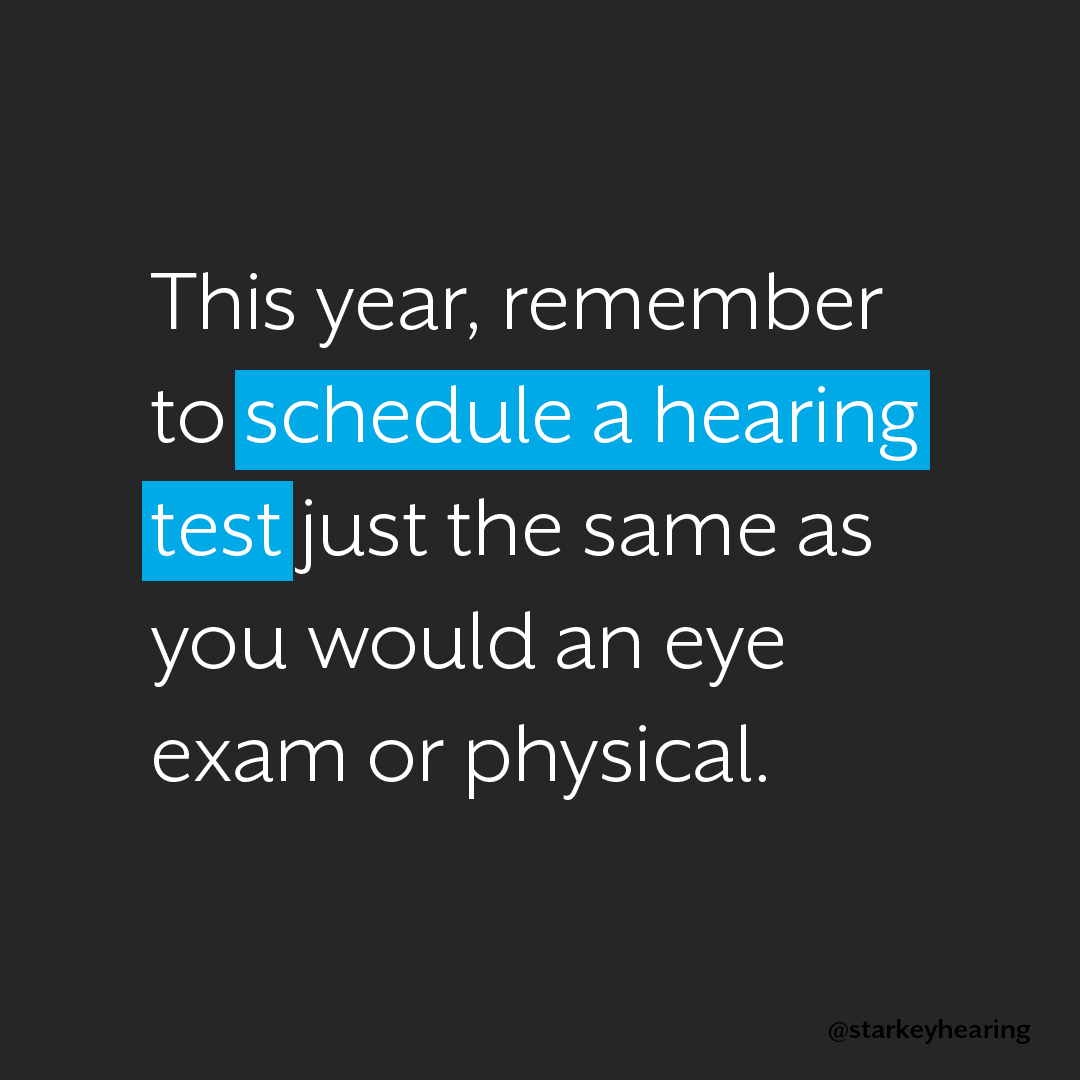 This year, when you book your annual checkups, make sure to include your hearing appointment! 👂🏼Your hearing is an essential part of your overall health and should be made a priority too. Schedule your appointment with a local hearing care professional: bit.ly/2BSgMex