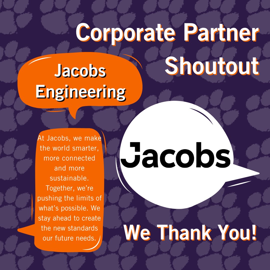 Corporate partner shoutout - Jacobs Engineering

At Jacobs, we make the world smarter, more connected and more sustainable. Together, we’re pushing the limits of what’s possible. We stay ahead to create the new standards our future needs.

Thank you for your support!