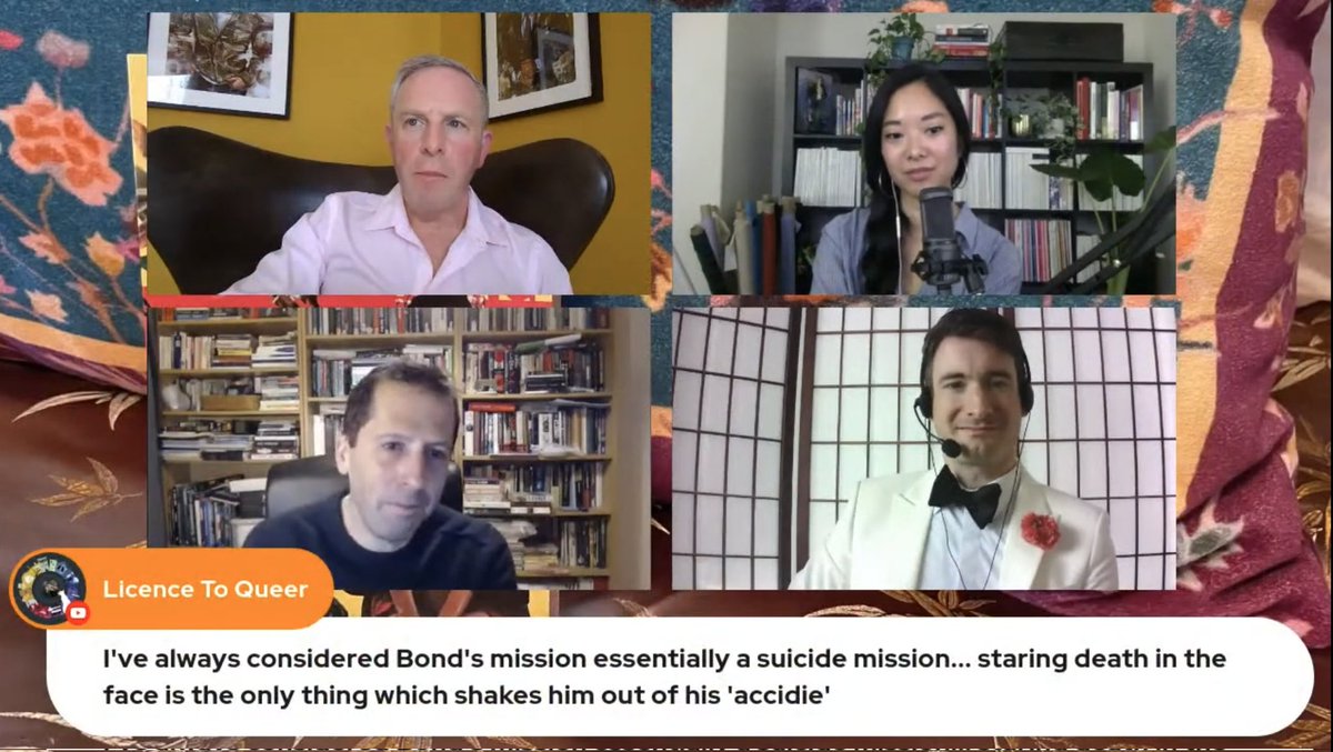 LicenceToQueer's tweet photo. The #flemingreadingchallenge Bond Book Club reaches my favourite of the novels: You Only Live Twice.
Great discussion.
Watch the full video below ⬇️ https://t.co/bCoXIHIGgu