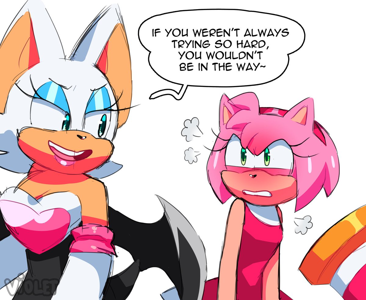 I'm sorry but I really like Rouge being a lil bit mean 🥴 