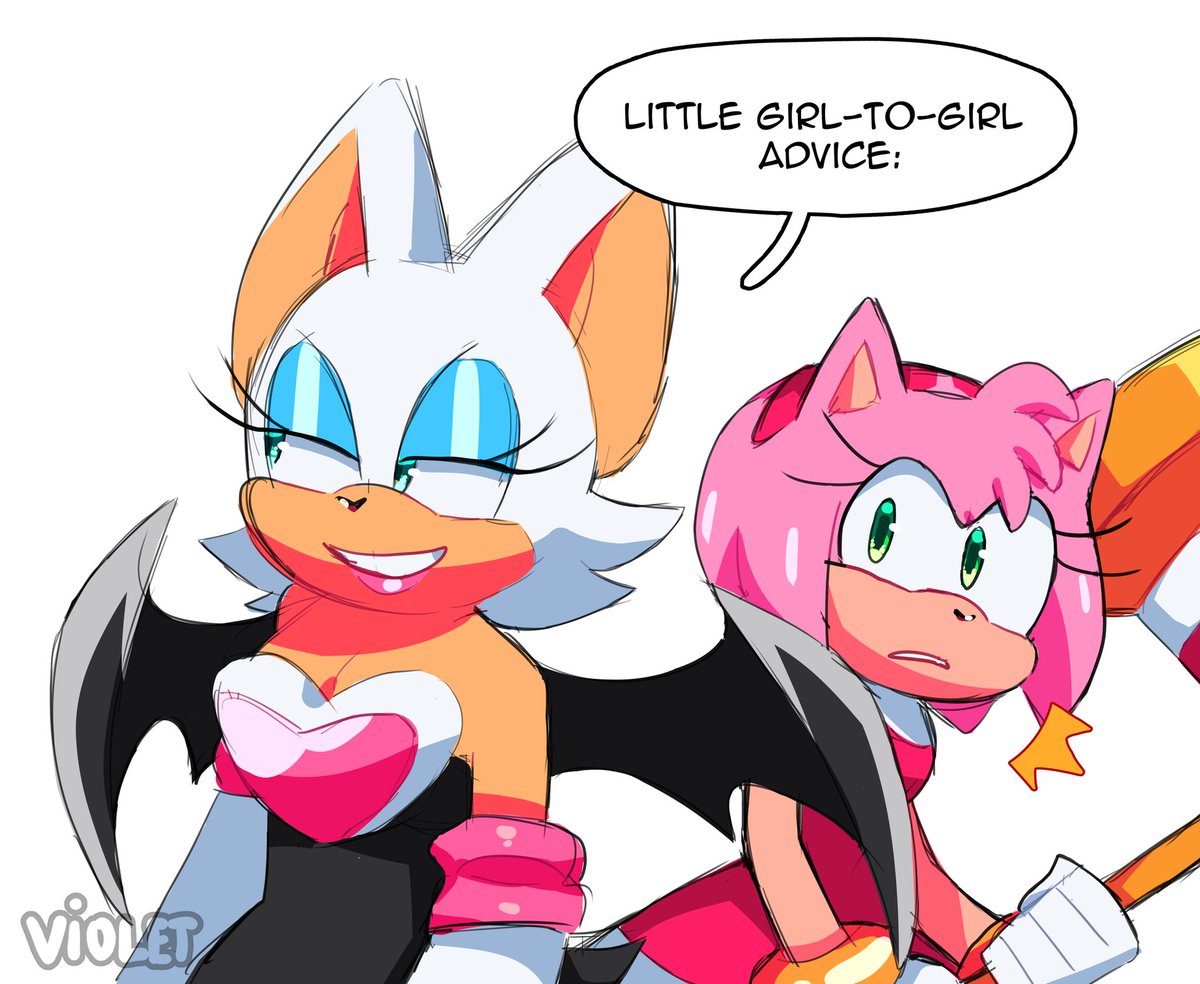 I'm sorry but I really like Rouge being a lil bit mean 🥴 