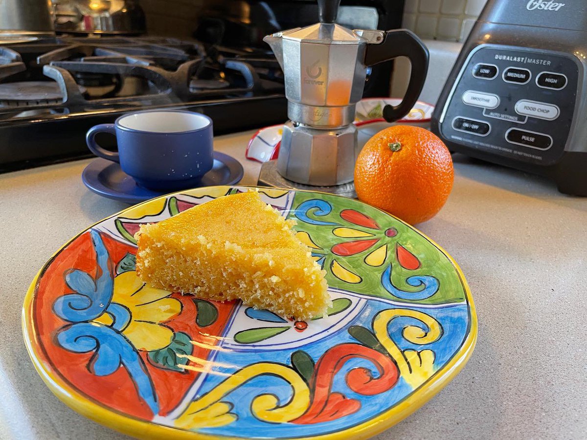 MaraWriterBlog's tweet photo. A little Orange Cake for breakfast.
Dense, moist, unusual, intensely flavored with orange. Found recipe on Italian food page on Facebook.
#marawriterbakes #cakeforbreakfast #italianfood #italiansweets #tortadiarancia #foodiechats #Foodies #fdbloggers https://t.co/UcNXY8rV8v