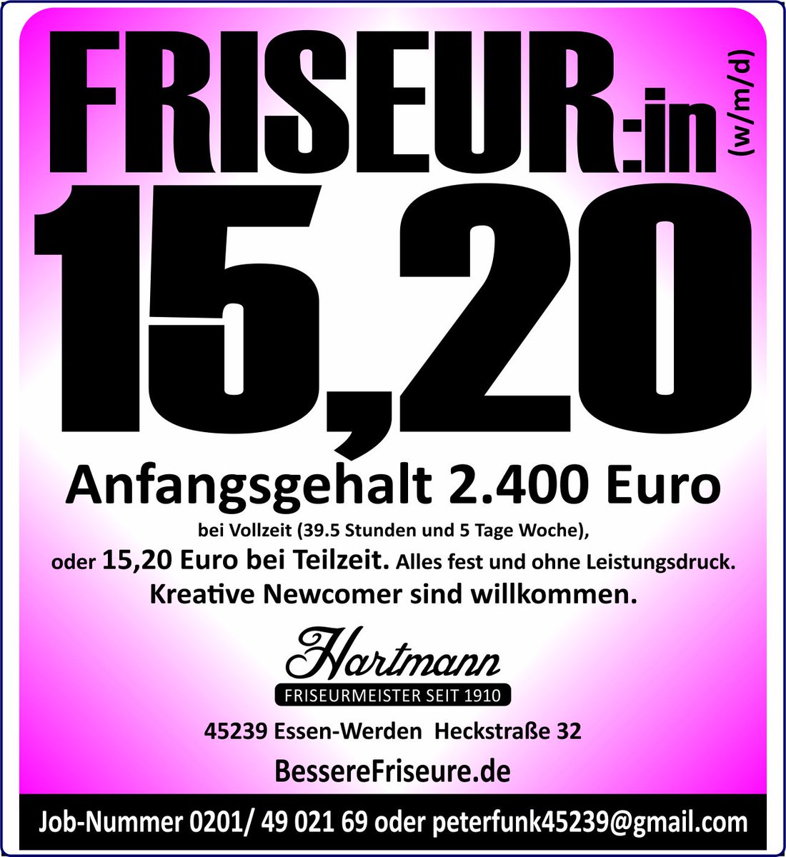 BessereFriseure's tweet photo. Hartmann Bessere Friseure seit 1910 auf #Google https://t.co/J4Ic2Ze2cU https://t.co/A5j1egQ00I