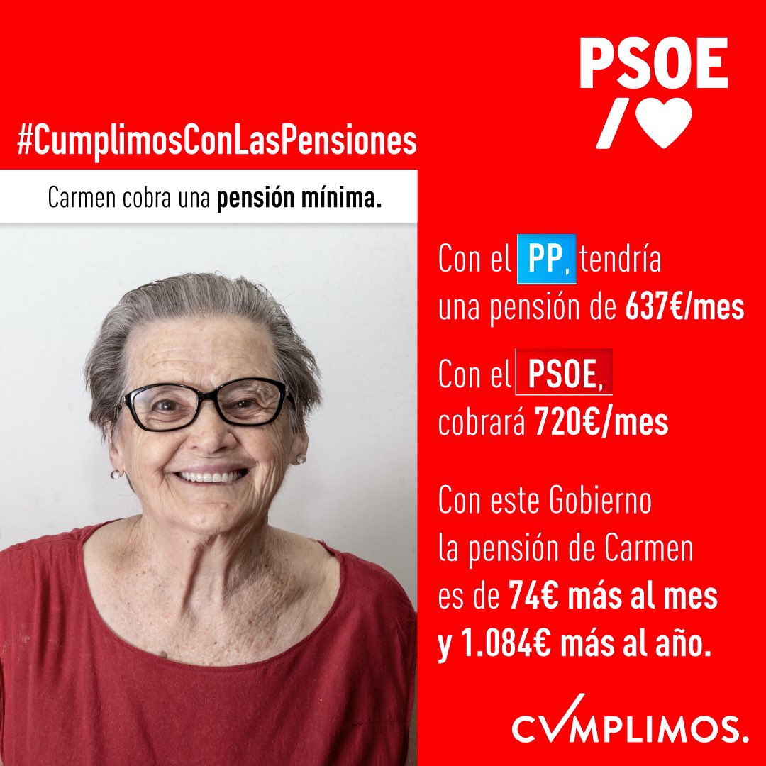 LaEspanolacom's tweet image. Carmen del PSOE: La historia que cautivó al mundo