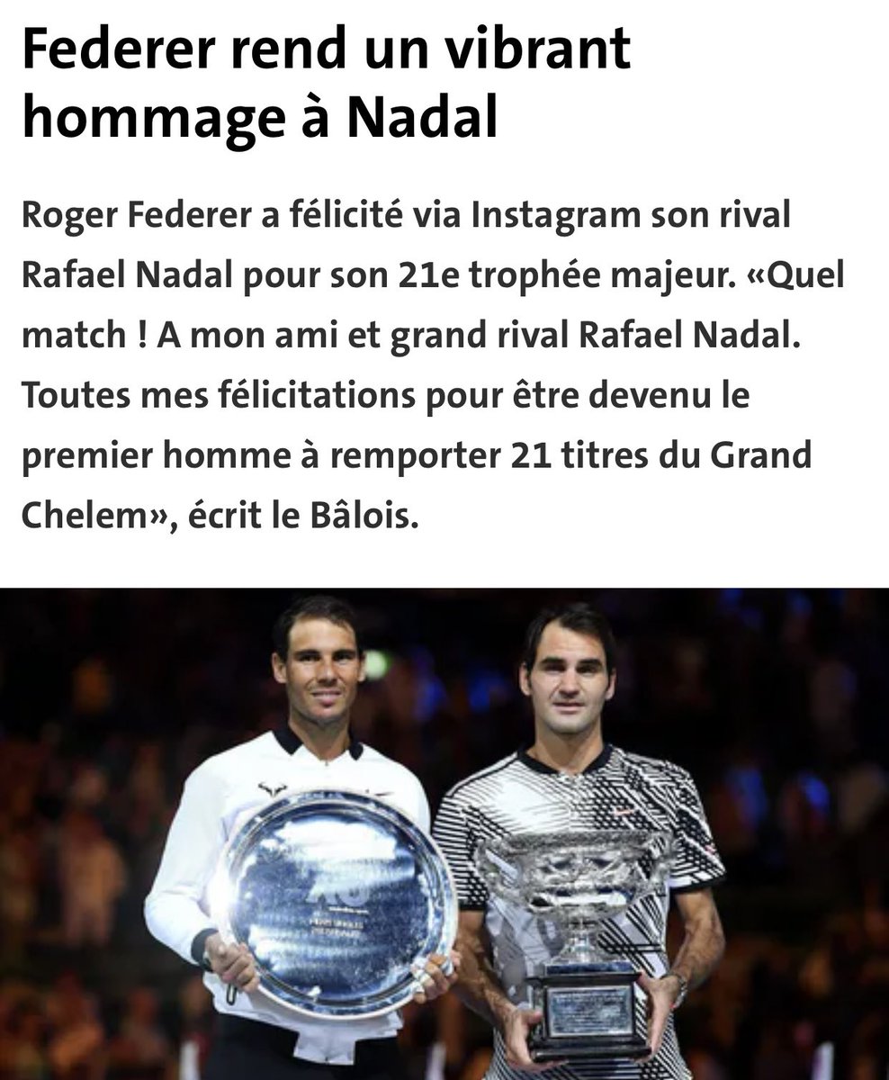 barnerathierry's tweet photo. Thierry Barnerat instructeur FIFA
@thierry_barnerat🇨🇭🎾
La classe, c’est comme le talent, ça s’invente pas…
#atptour #AusOpen #rafaelnadal #Bestwinner #NadalMedvedev #AustralianOpen2022 #ao2022 https://t.co/eYp4YvyFgI