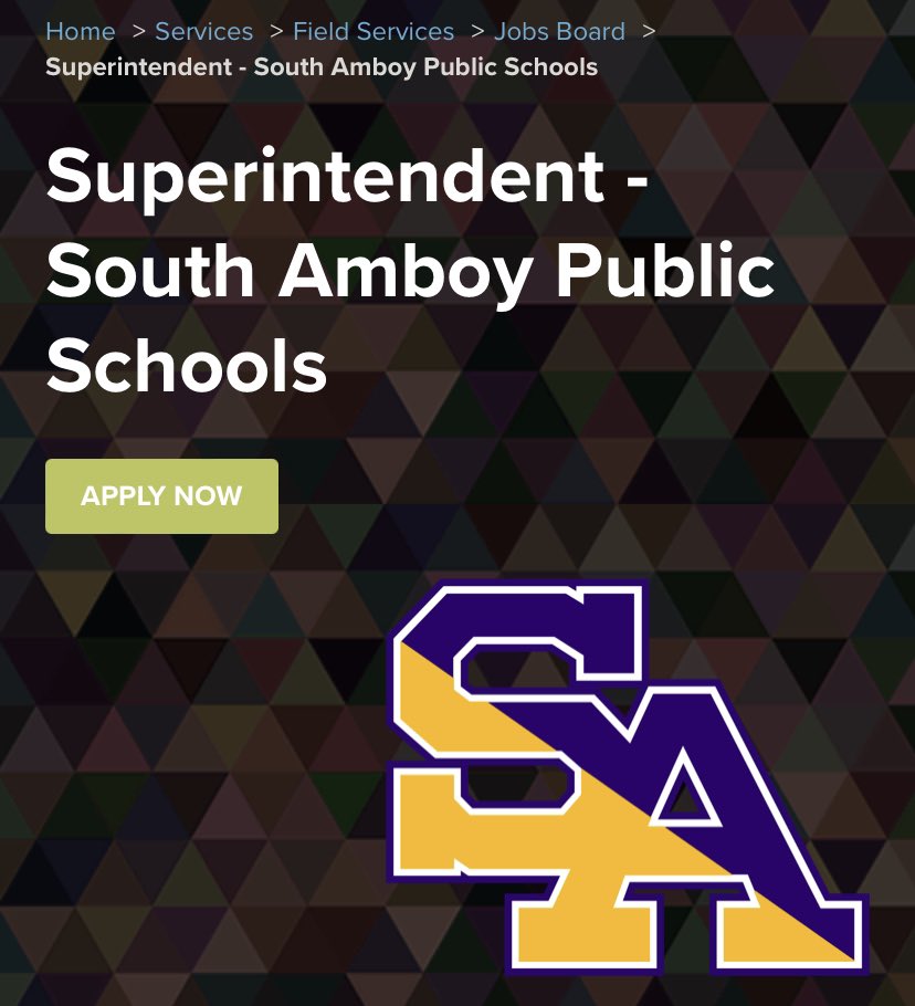 SuptJDiaz's tweet photo. Superintendent search in South Amboy…https://t.co/BKg2Yur21k #Committed2SA #EducateEmpowerLead #SASupt https://t.co/SePtKFbBqY