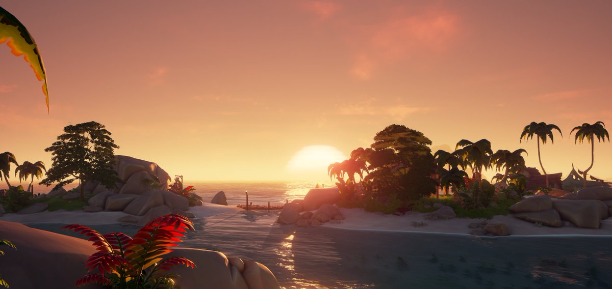 Bleedyourdream's tweet photo. @SeaOfThieves #SeaOfThievesCommunityDay one of a sunset ! https://t.co/SUAAB8qFhN
