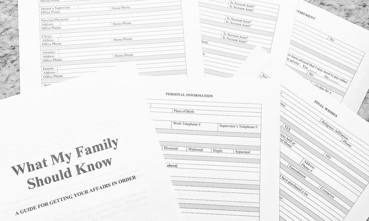 Shaunya_Chavis's tweet image. Spending part of the weekend tackling one of my 2022 goals by modifying our “What My Family Should Know” documents.Funny though how differently I feel now about assigning assets, heirlooms &amp;amp;property from when I initially did this years ago. How things change #pandemicperspective