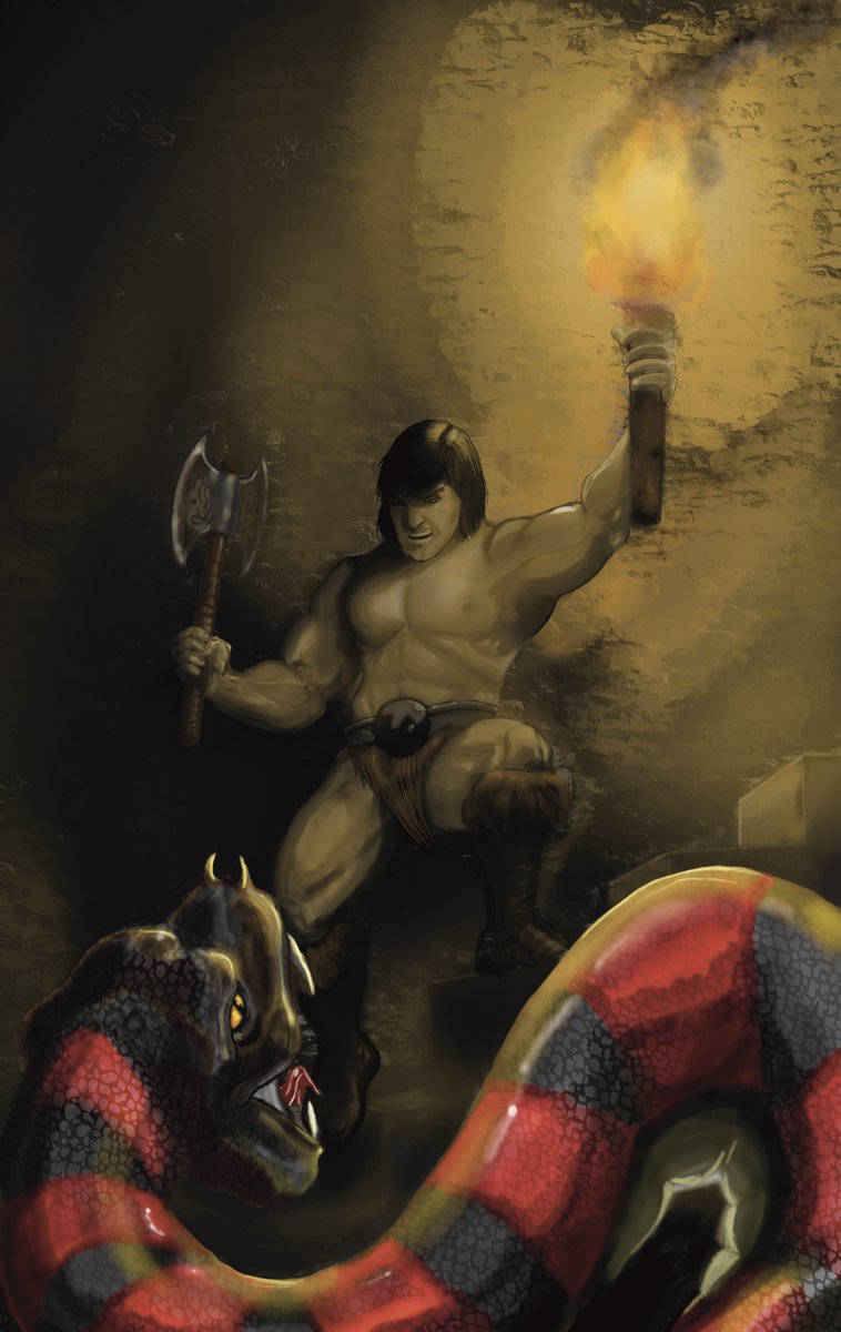 Conan the barbarian for <a href="/ComicBookSchool/">Comic Book School by Buddy Scalera</a> Monday motivational Challenge art by izmoney10000. #conan