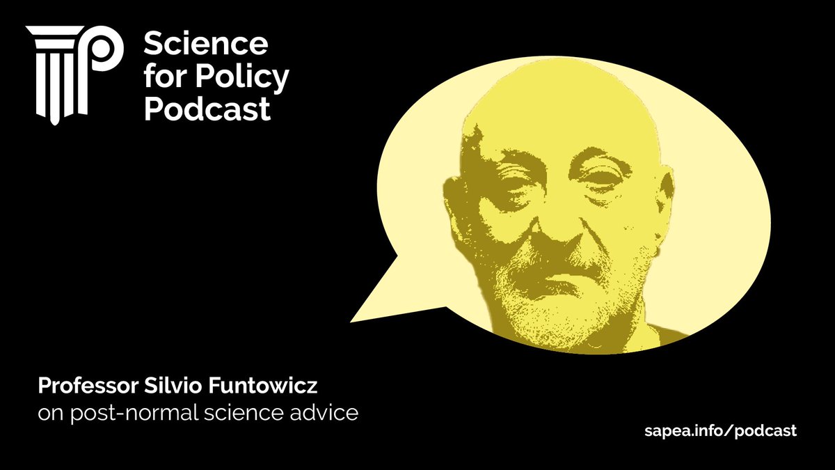 🆕#Science4Policy podcast episode!🎧

Our guest Prof. @SFuntowicz, co-originators of the concept of 'post-normal science', delves into its implications for the #science-#policy interface, especially in times of health &amp; climate crises. 

Enjoy the listen👉youtu.be/TAygsJCPEUQ