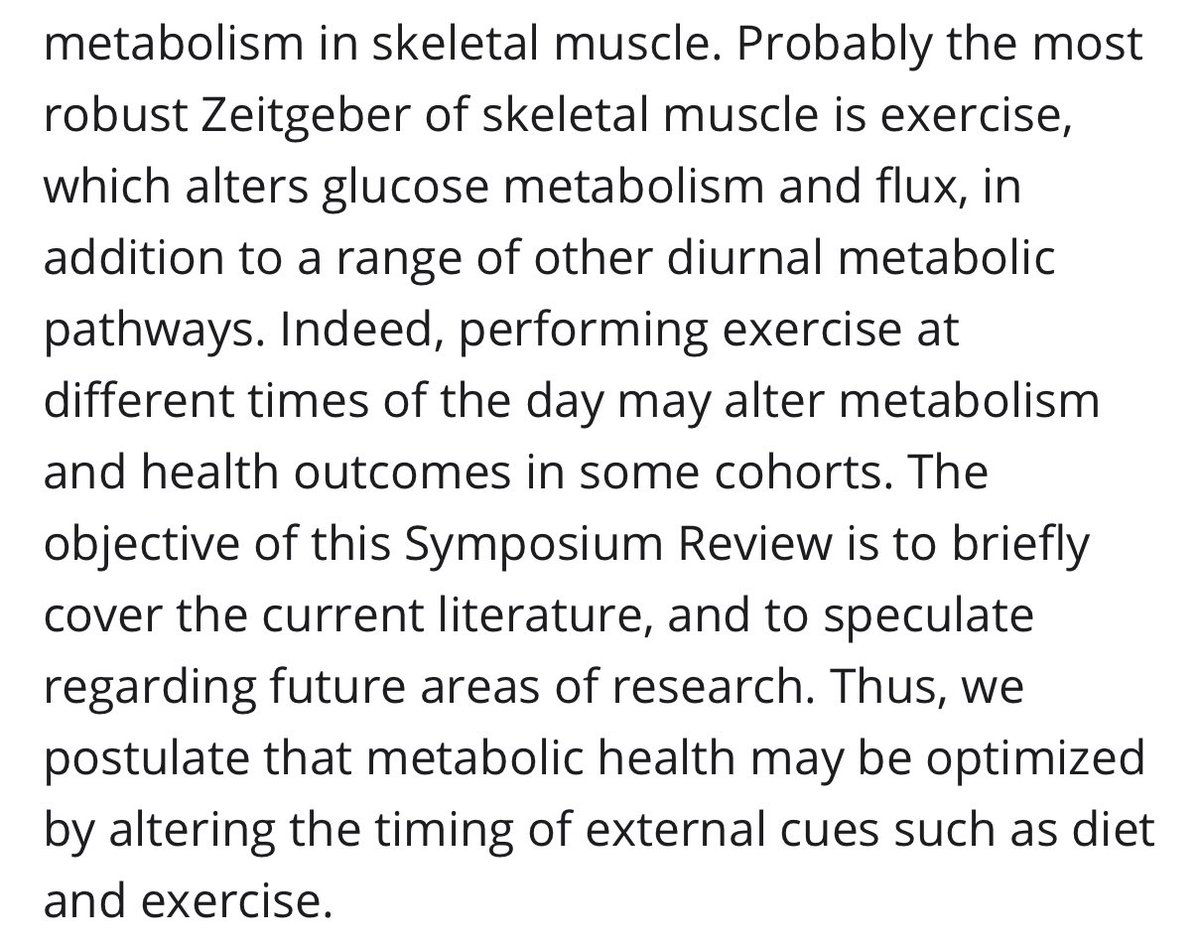 Zeitgebers of skeletal muscle and implications for metabolic health  https://physoc.onlinelibrary.wiley.com/doi/full/10.1113/JP280884