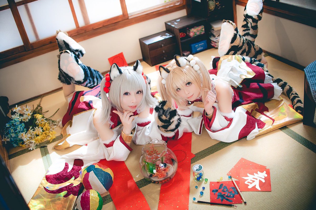 kinkinkincos's tweet photo. 2人で1組❤️
十二神将,東北東の守護神「シンダラ」です🐯
#GBF #グラブル #シンダラ #Cidala
#黃 #granbluefantasyts https://t.co/D2Al9sNORD