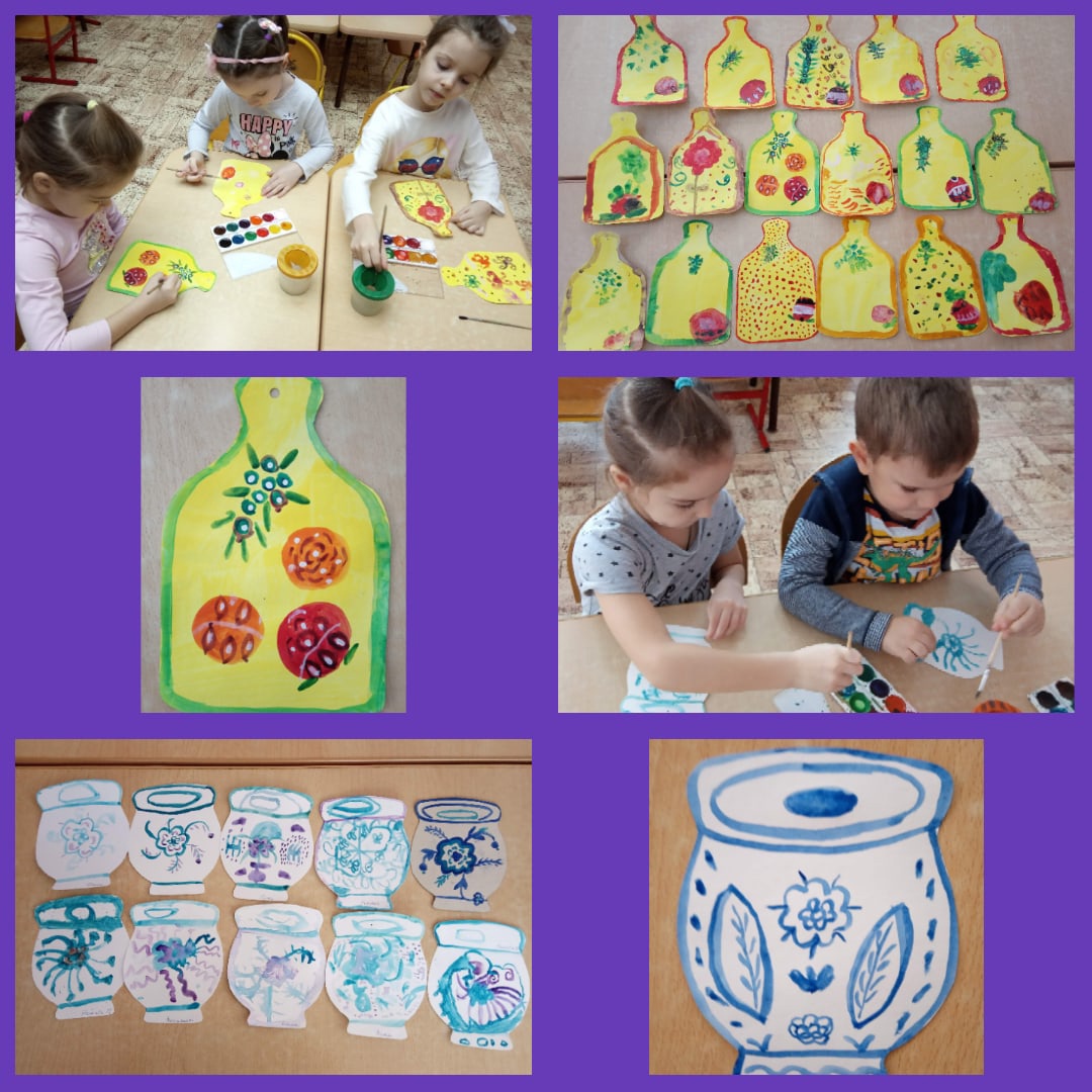 mbdou400samara's tweet photo. Воспитанники старшей группы №11 @mbdou400samara  изучают старинные народные промыслы ("Городецкая роспись", "Гжель") и отражают их в своем творчестве . https://t.co/kysaM7vIq7
