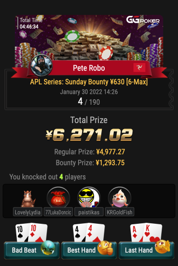 pete_robo's tweet photo. Great SundayGrindโค๏ธ Now for @kierarobinsonxx and her 21st birthday teaโค๏ธ
Two Final Tables for the stream ๐ฆพ
200 viewers on the big FT and no raids crazy!โค๏ธ
Back Tuesday!
https://t.co/J0aWSEilIl
Powered by @BBZPoker ๐ & @apestyles ๐ฆ
#HeatingUp #APLSeries https://t.co/wbcCOmfKlf