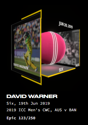TS_Transactor's tweet photo. Got my guy @davidwarner31 knocking a 6 on my last pull from #FanCraze NFT Launch #fancrazereveal

Let's go!! https://t.co/p18jGH8PSv