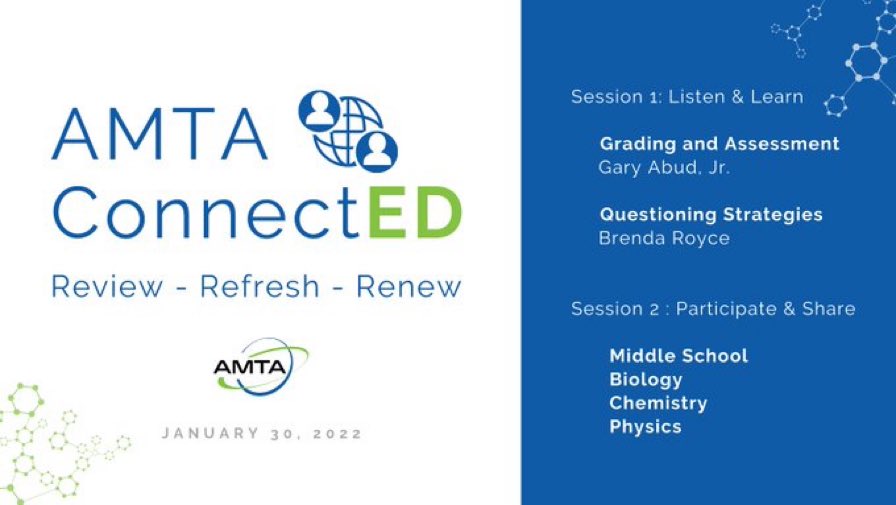 AMTAteachers's tweet image. It’s happening #AMTAConnectED
