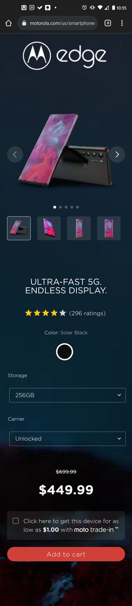 AstroDocCarl's tweet photo. @Moto are you really not updating the Edge (2020) to android 12, but still sell it? Total BS!! https://t.co/rlLdI7ppze https://t.co/MnIi8sAfNa